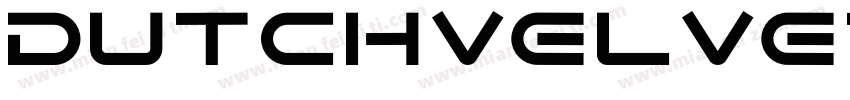 DUTCHVELVETfont Regular字体转换